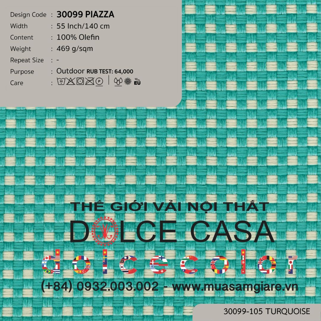  30099 vải ngoài trời PIAZZA 8 màu copyright 2026 