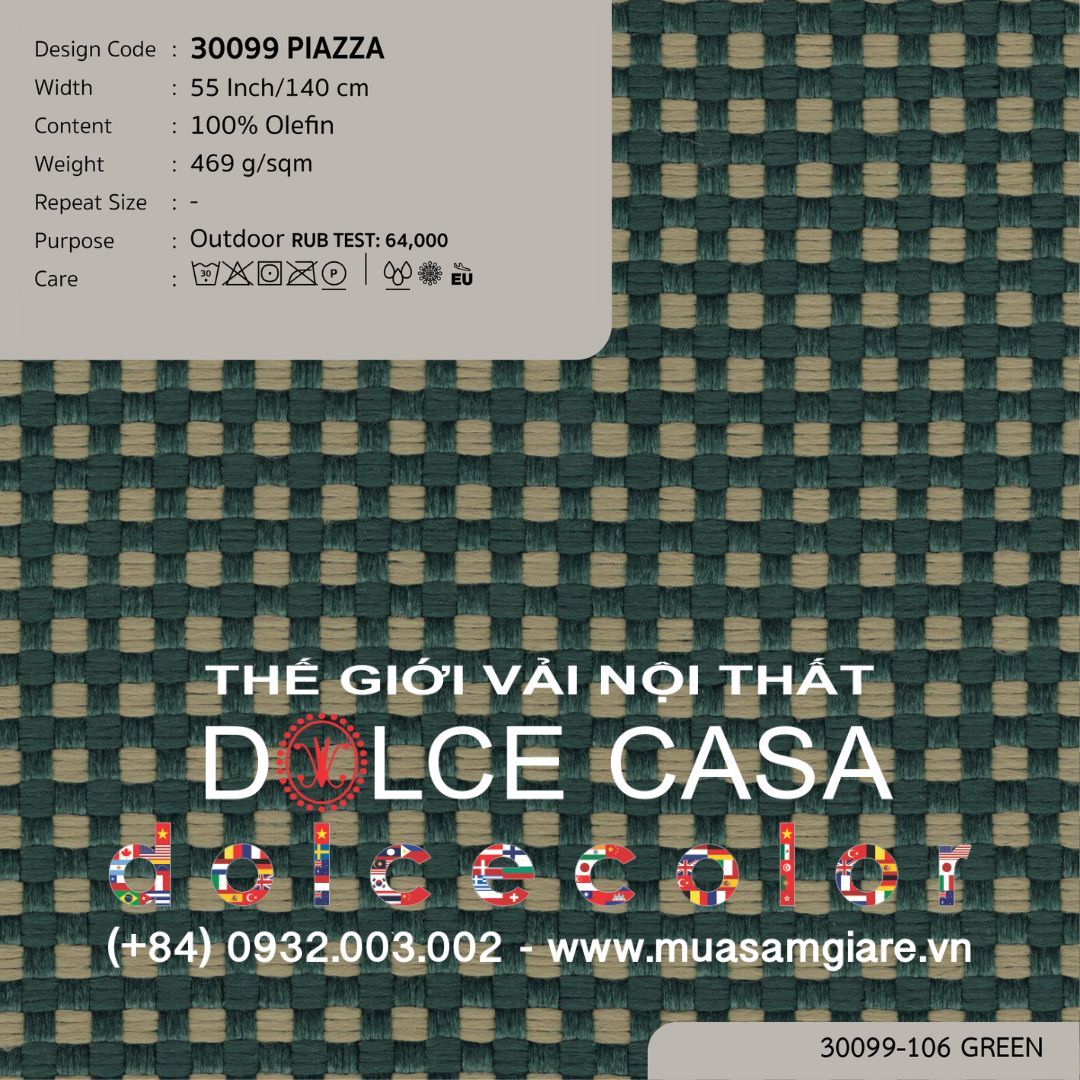  30099 vải ngoài trời PIAZZA 8 màu copyright 2026 