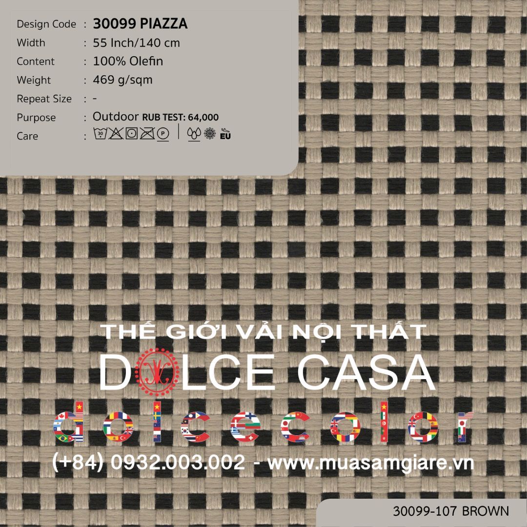  30099 vải ngoài trời PIAZZA 8 màu copyright 2026 