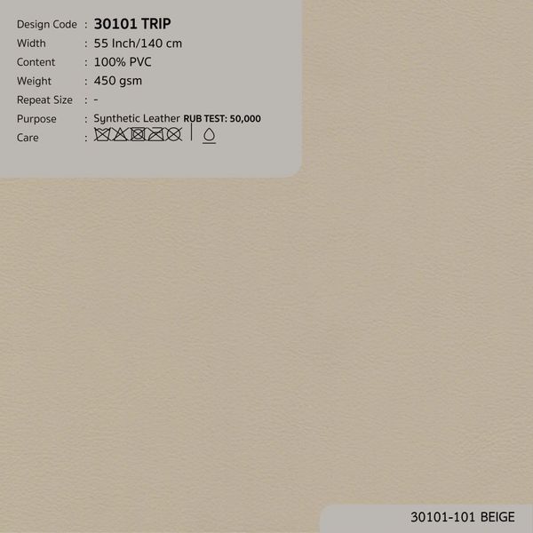  30101 vải PVC bọc nệm ghế TRIP 4 màu copyright 2025 