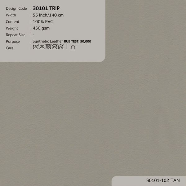  30101 vải PVC bọc nệm ghế TRIP 4 màu copyright 2025 