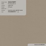  30102 vải PVC bọc nệm ghế PARTY 4 màu copyright 2025 