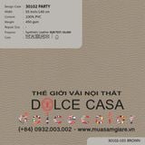  30102 vải PVC bọc nệm ghế PARTY 4 màu copyright 2025 