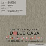  30103 vải PVC bọc nệm ghế RELAX 4 màu copyright 2025 