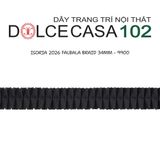  FALBALA ISORIA 2026 dây viền trang trí nhúm xếp bèo sẵn tại kho nhà SX 
