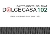  FALBALA ISORIA 2026 dây viền trang trí nhúm xếp bèo sẵn tại kho nhà SX 