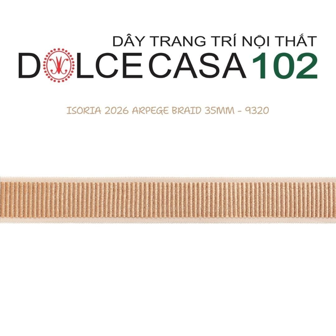  ARPEGE ISORIA 2026 dây viền kiểu gân bóng trang trí có tại kho nhà SX 
