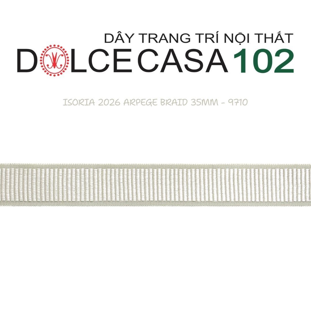 ARPEGE ISORIA 2026 dây viền kiểu gân bóng trang trí có tại kho nhà SX 