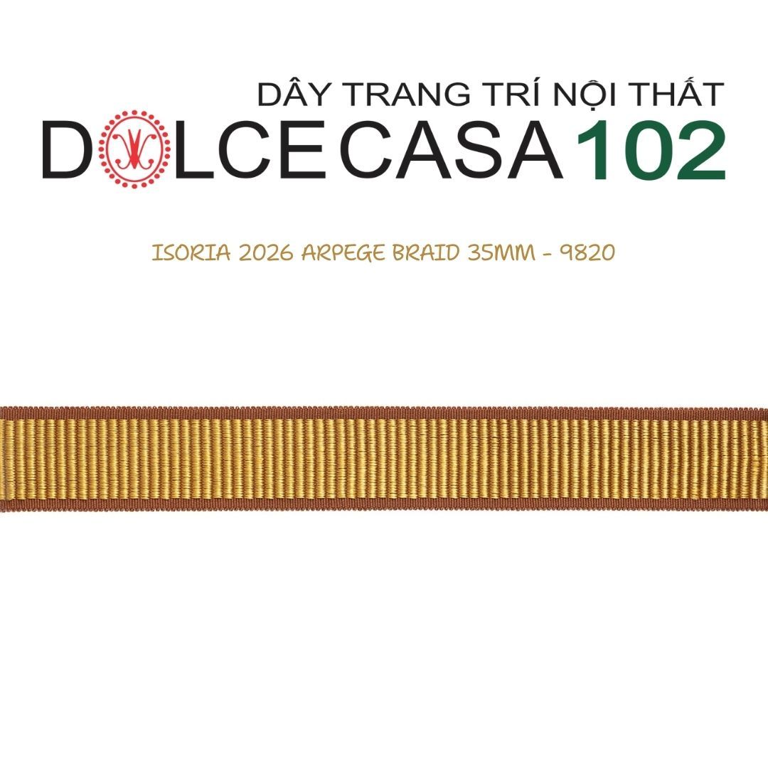  ARPEGE ISORIA 2026 dây viền kiểu gân bóng trang trí có tại kho nhà SX 
