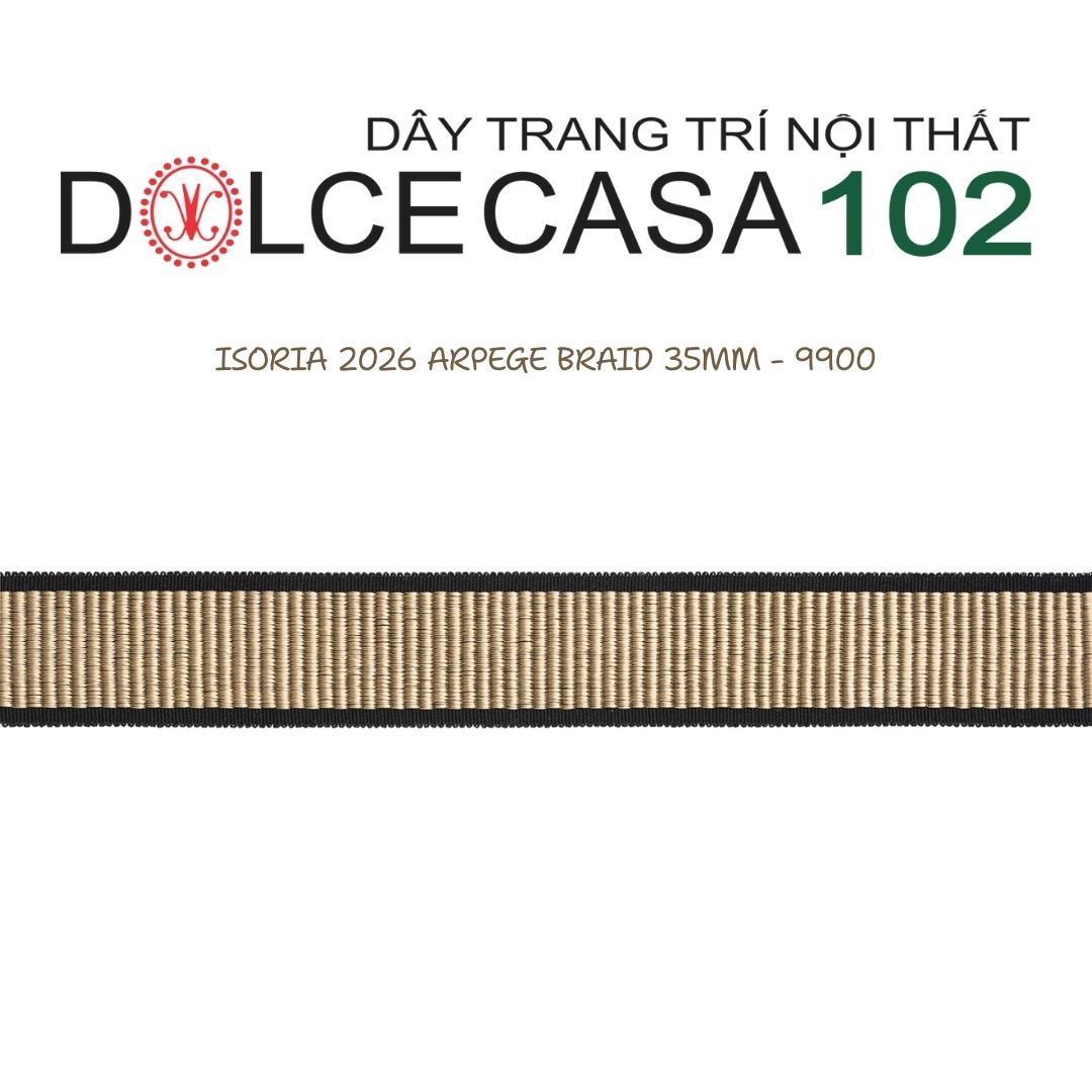  ARPEGE ISORIA 2026 dây viền kiểu gân bóng trang trí có tại kho nhà SX 