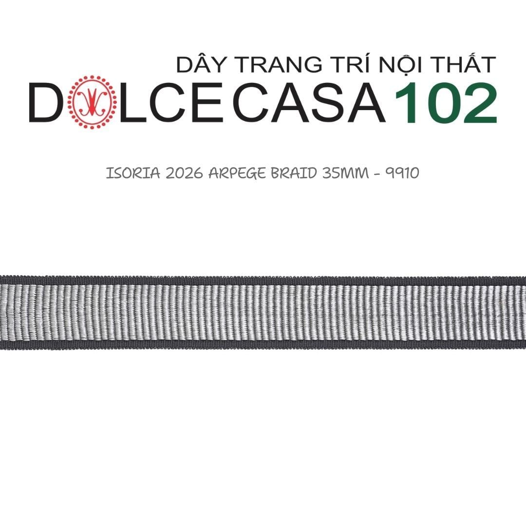  ARPEGE ISORIA 2026 dây viền kiểu gân bóng trang trí có tại kho nhà SX 