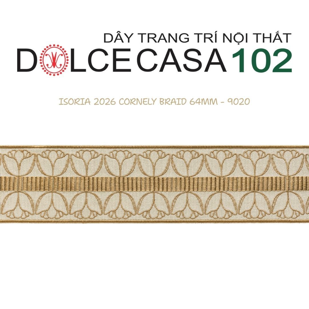  CORNELY ISORIA 2026 dây viền thêu trang trí có tại kho nhà SX 