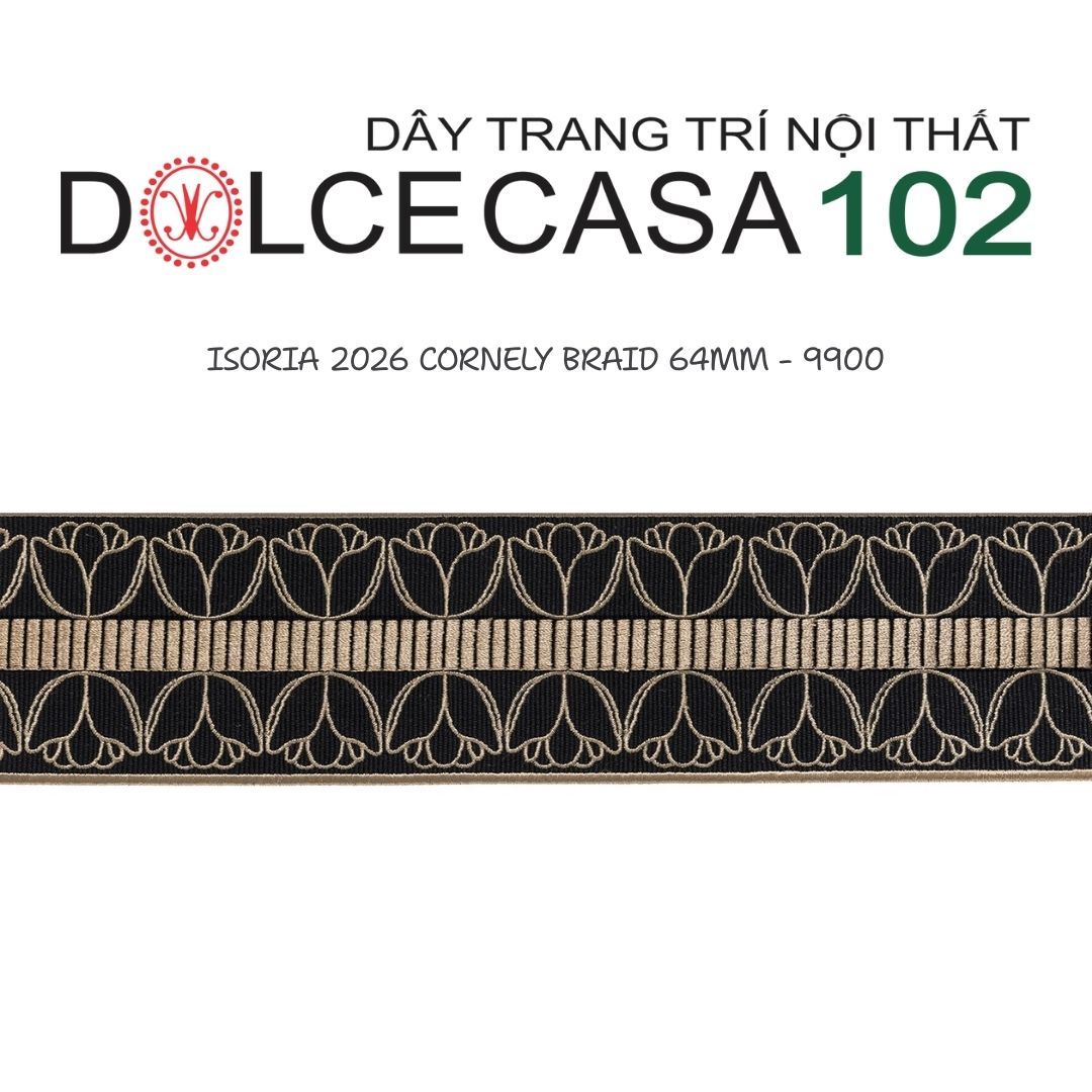  CORNELY ISORIA 2026 dây viền thêu trang trí có tại kho nhà SX 