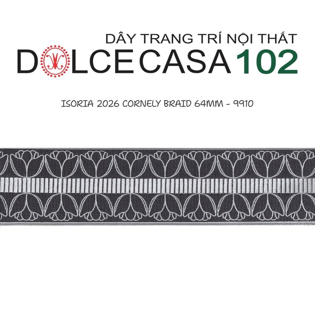  CORNELY ISORIA 2026 dây viền thêu trang trí có tại kho nhà SX 