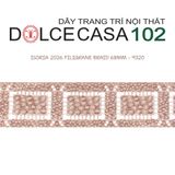  FILIGRANE ISORIA 2026 dây viền trang trí thêu đục lỗ tại kho nhà SX 