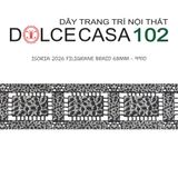  FILIGRANE ISORIA 2026 dây viền trang trí thêu đục lỗ tại kho nhà SX 