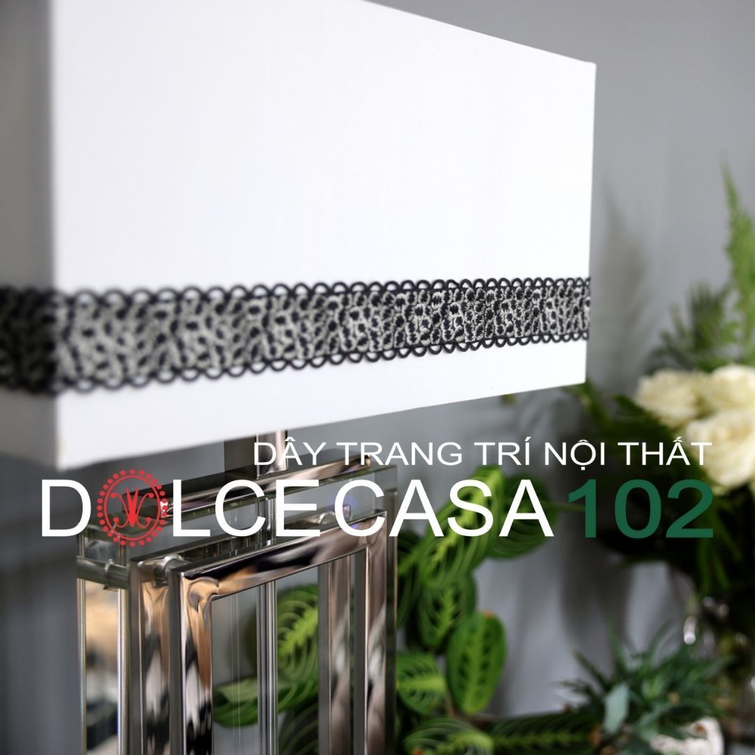  ICONA ISORIA 2026 dây viền thêu có mép cong hình sò có tại kho nhà SX 