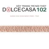  ICONA ISORIA 2026 dây viền thêu có mép cong hình sò có tại kho nhà SX 