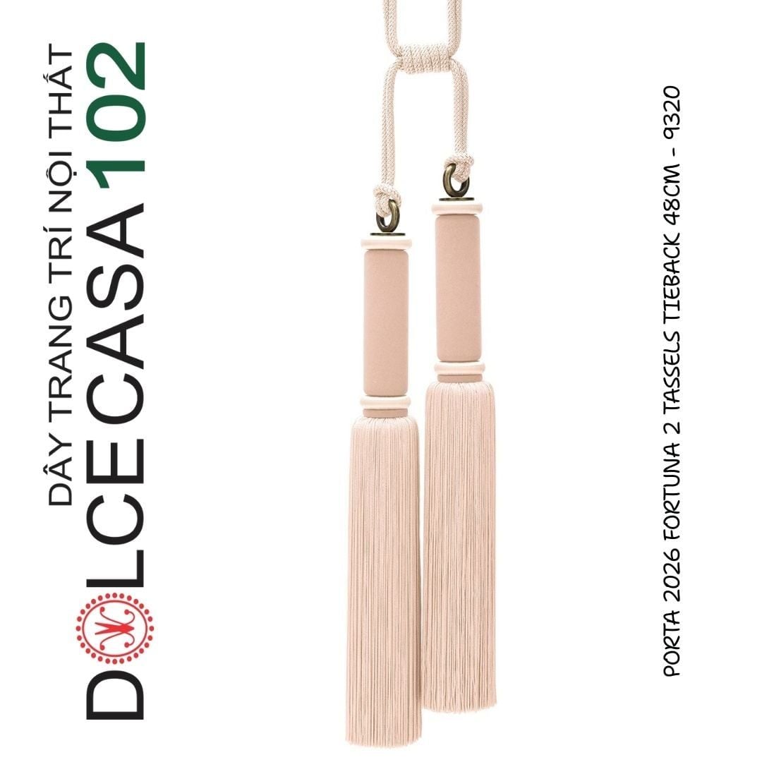  FORTUNA PORTA 2026 dây vén màn rèm 2 hoa cau có tại kho nhà SX 