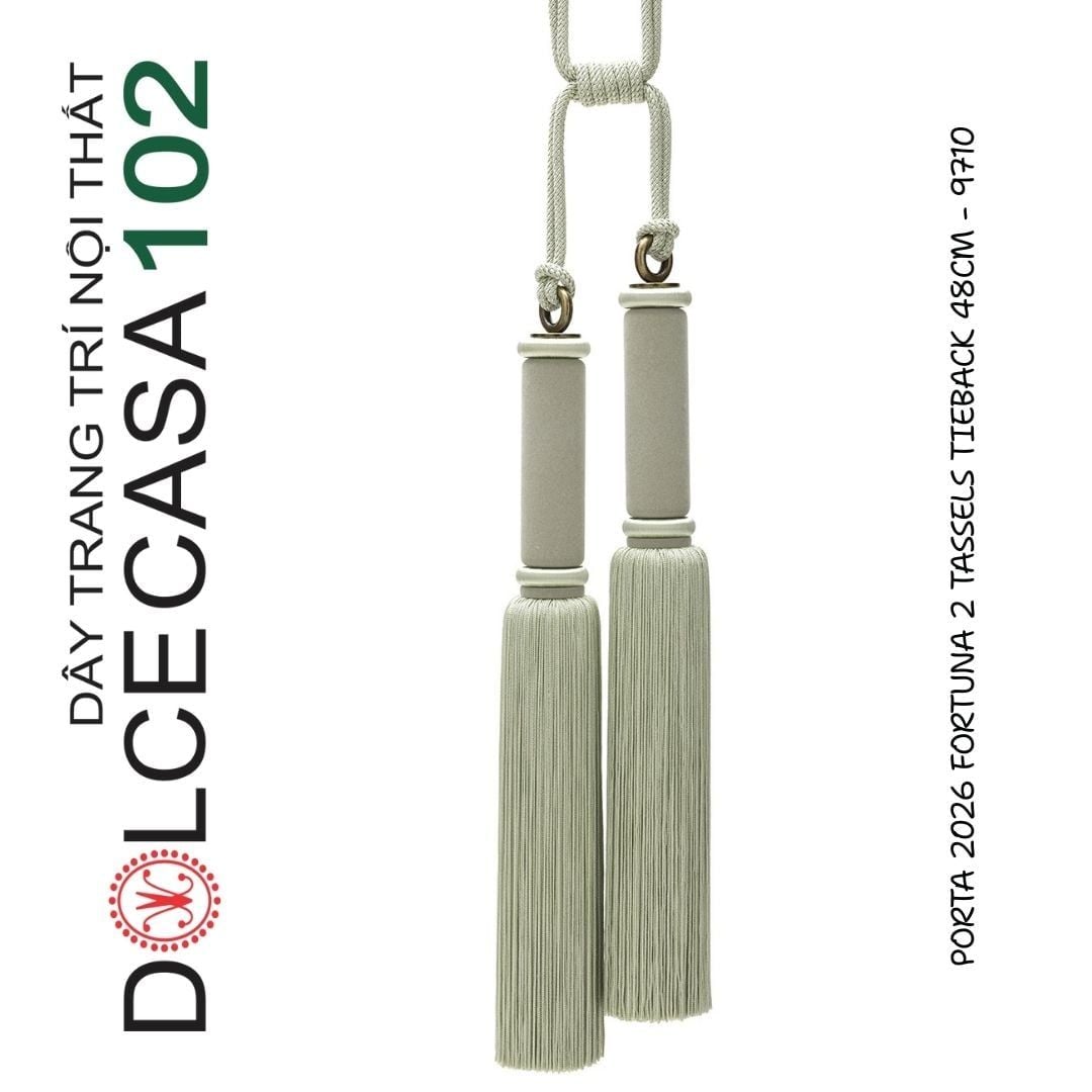  FORTUNA PORTA 2026 dây vén màn rèm 2 hoa cau có tại kho nhà SX 