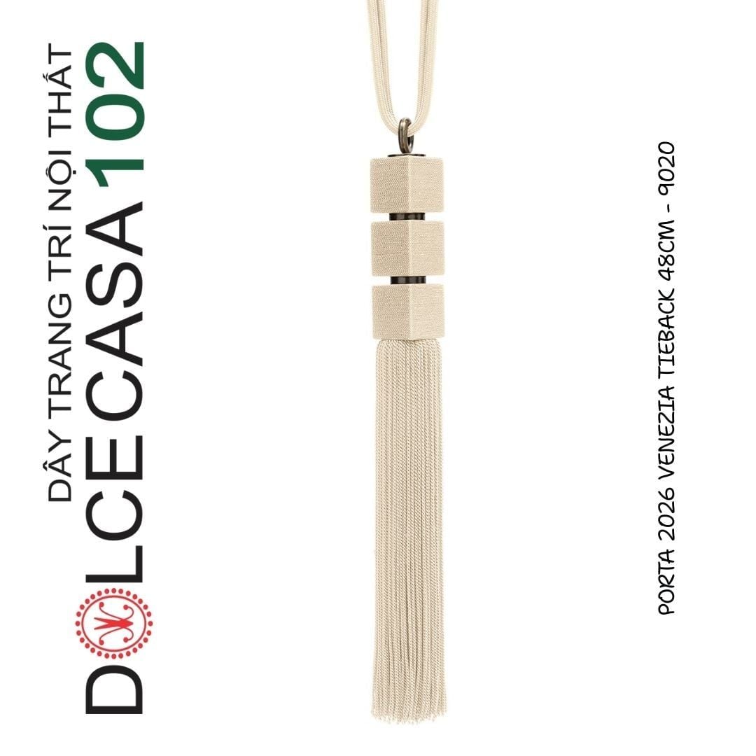  VENEZIA PORTA 2026 dây vén màn rèm tua rua có tại kho nhà SX 