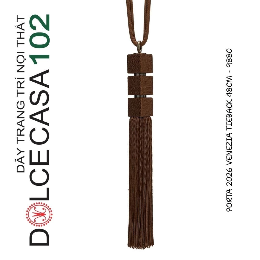  VENEZIA PORTA 2026 dây vén màn rèm tua rua có tại kho nhà SX 