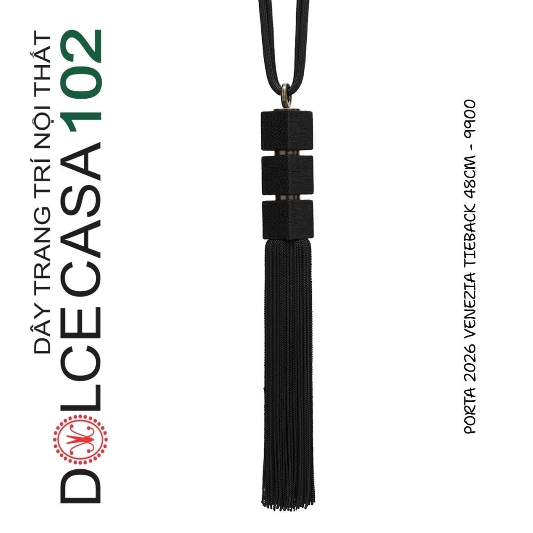  VENEZIA PORTA 2026 dây vén màn rèm tua rua có tại kho nhà SX 