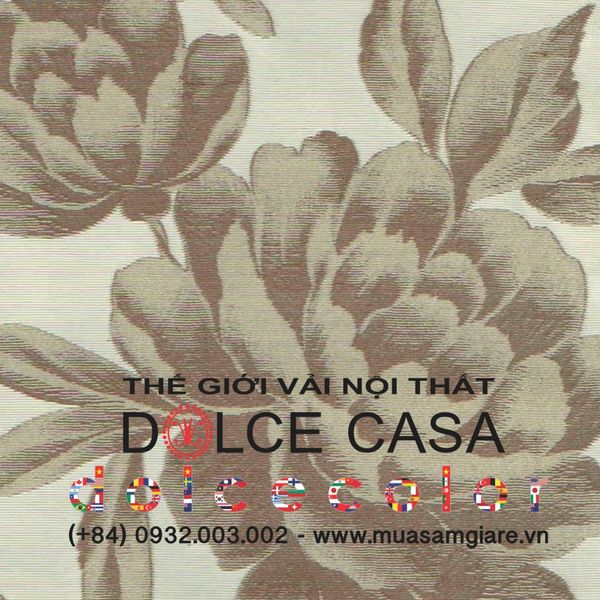 40012-101 PEONE vải may rèm Nitas Thái Lan 2012 140cm