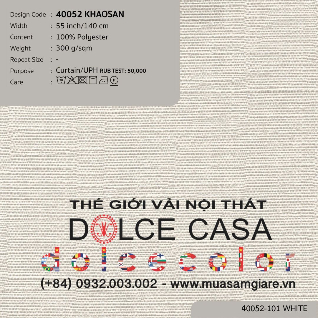  40052 vải đa năng KHAOSAN 4 màu copyright 2024 