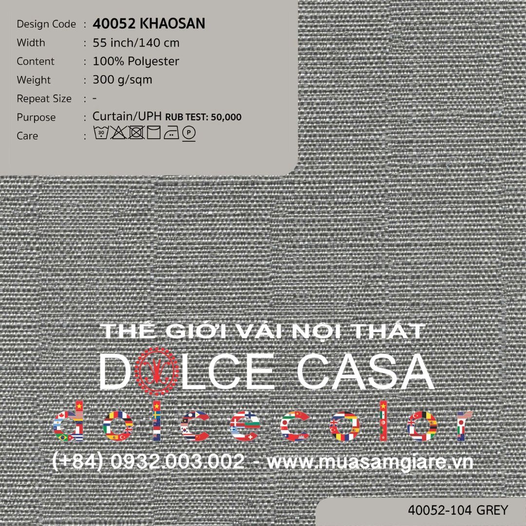  40052 vải đa năng KHAOSAN 4 màu copyright 2024 