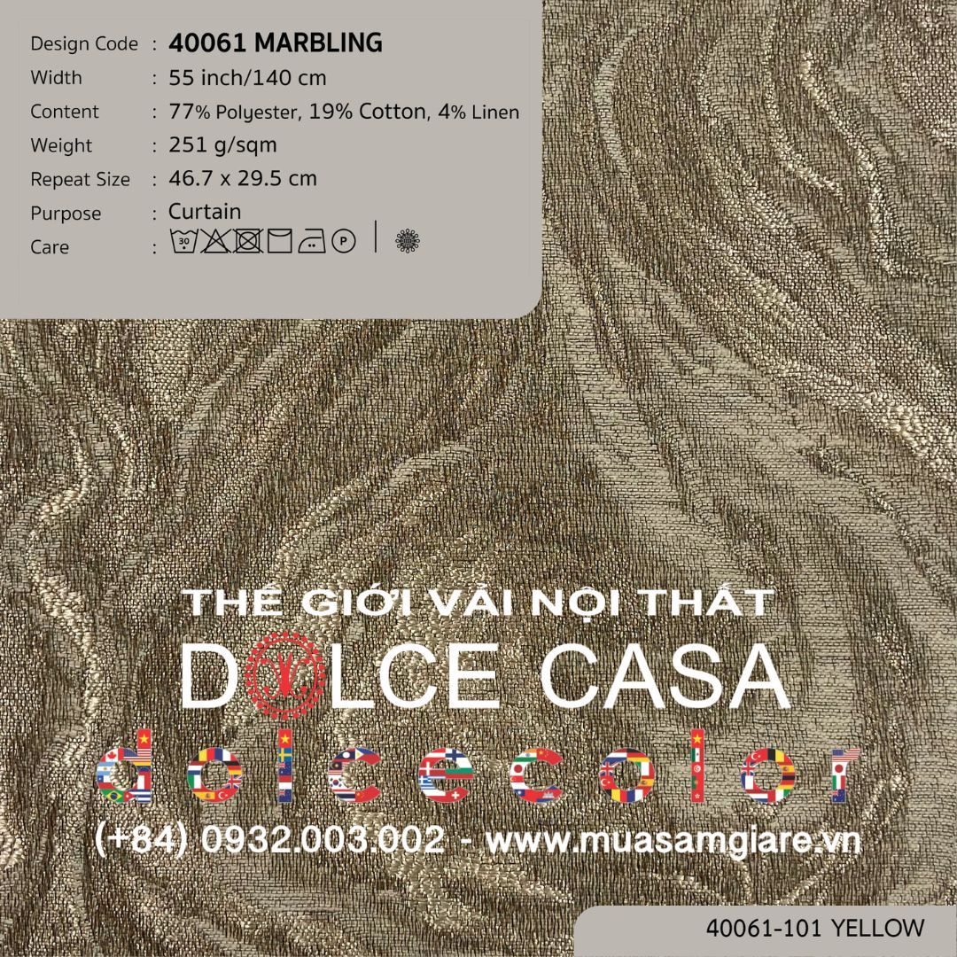  40061 vải màn rèm cửa MARBLING 2 màu copyright 2025 