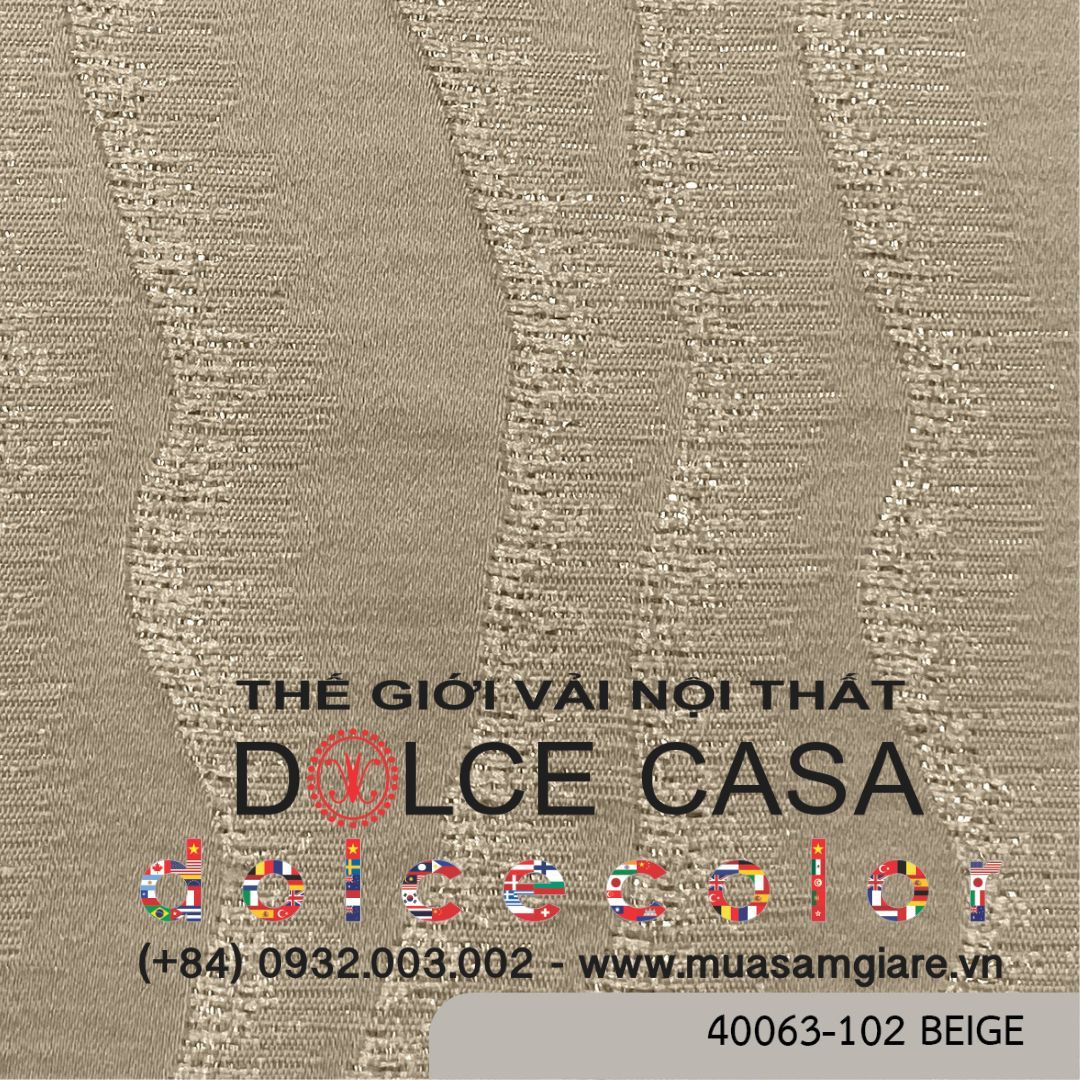  40063 vải màn rèm cửa WAVES OF SAND 2 màu copyright 2025 