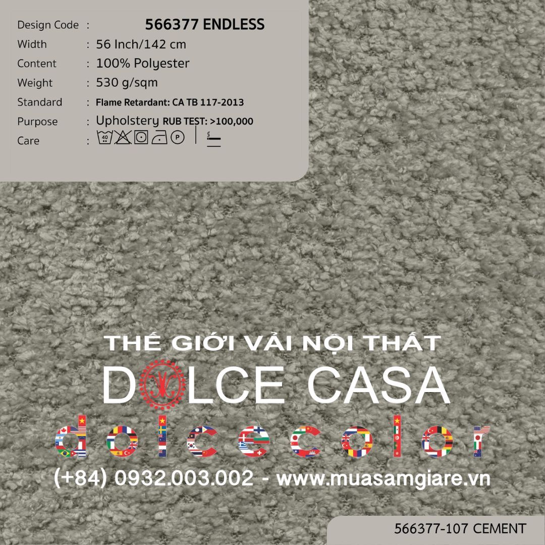  566377 ENDLESS vải bọc ghế Nitas Thái Lan 2013 142cm 