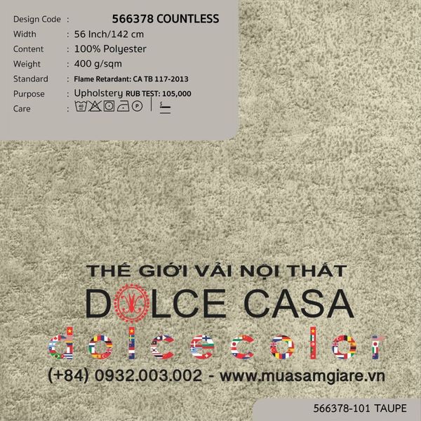 562202-101 CRAFTMANSHIP vải bọc sofa Nitas Thái Lan 2023 140cm