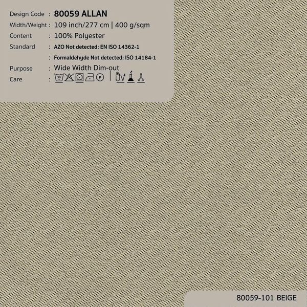  80059 ALAN 2 màu Nitas drapery copyright 2025 
