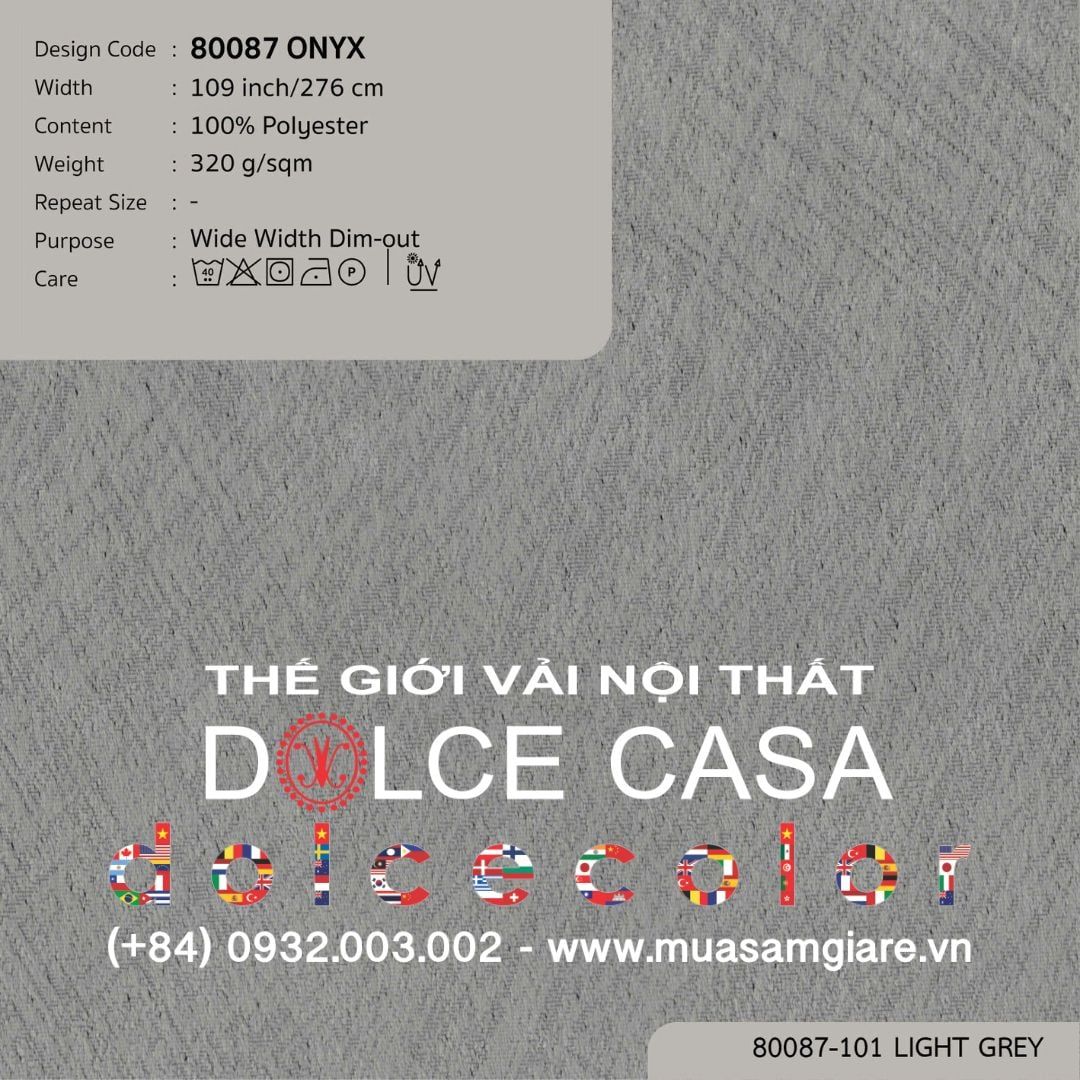  80087 vải giảm sáng ONYX 2 màu copyright 2024 