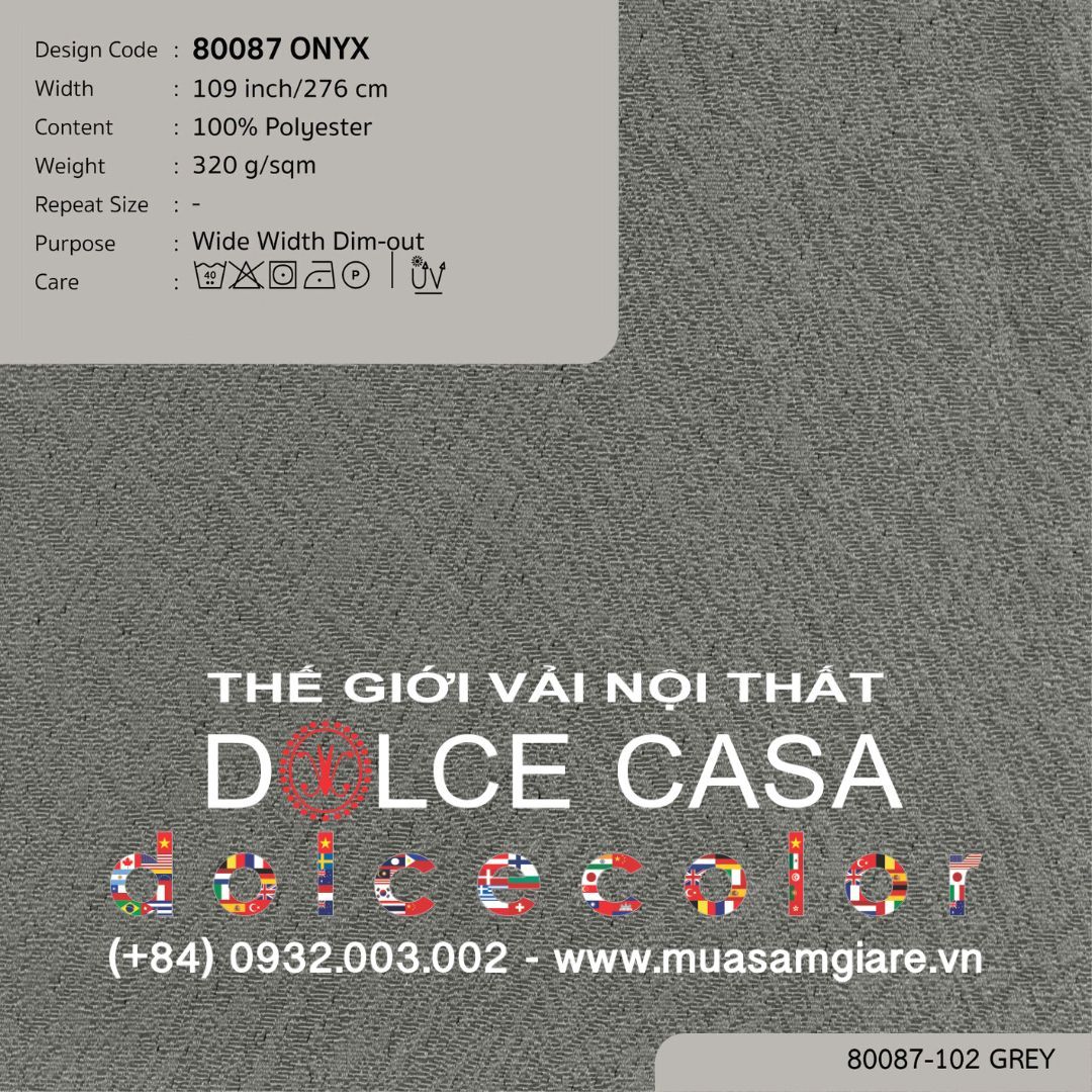 80087 vải giảm sáng ONYX 2 màu copyright 2024 