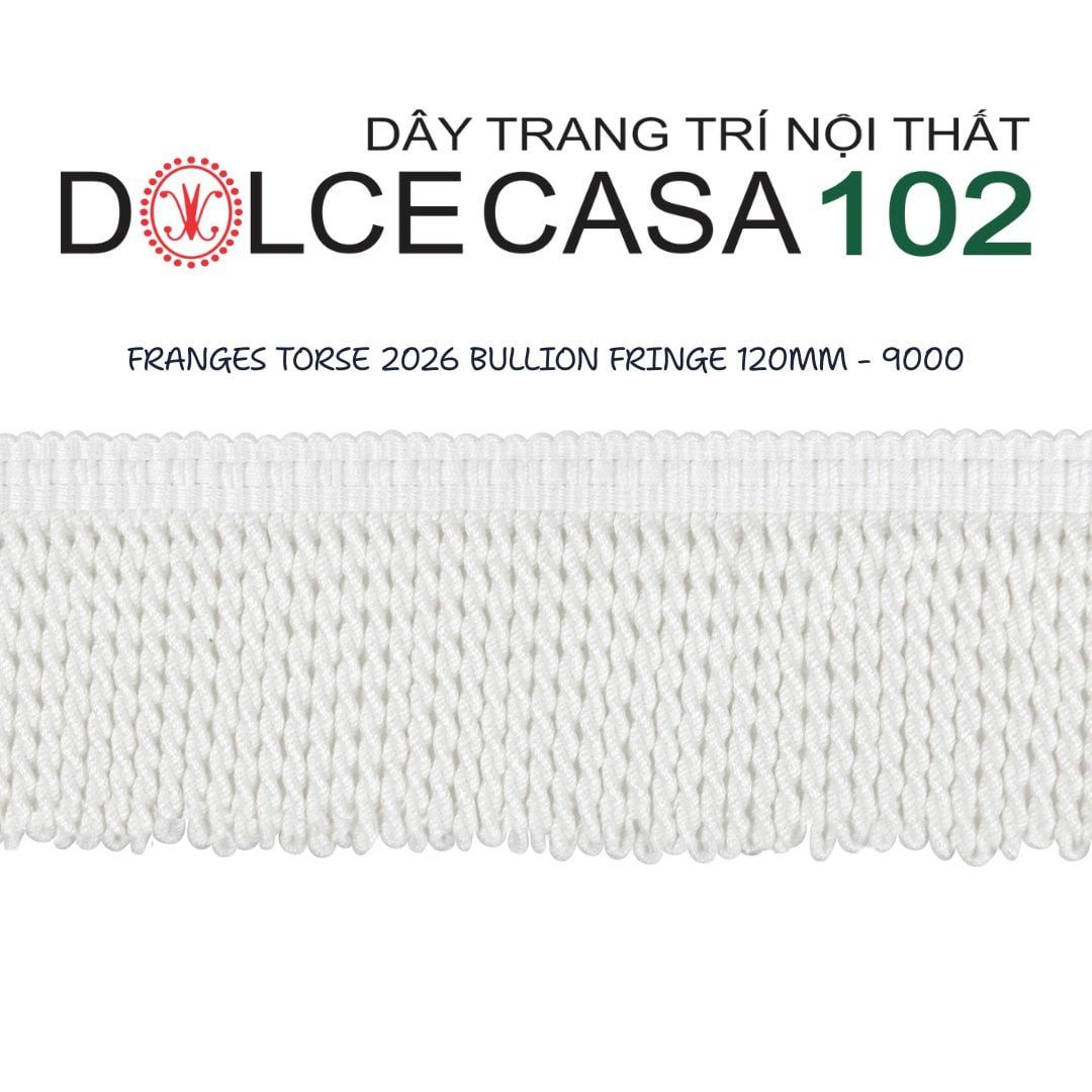  FRANGES TORSE 2026 dây viền tua xoắn Đa Phong Cách có tại kho nhà SX 