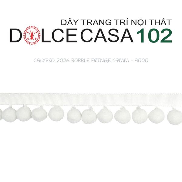  2026 dây trang trí CALYPSO 33218 có sẵn tại kho nhà SX 