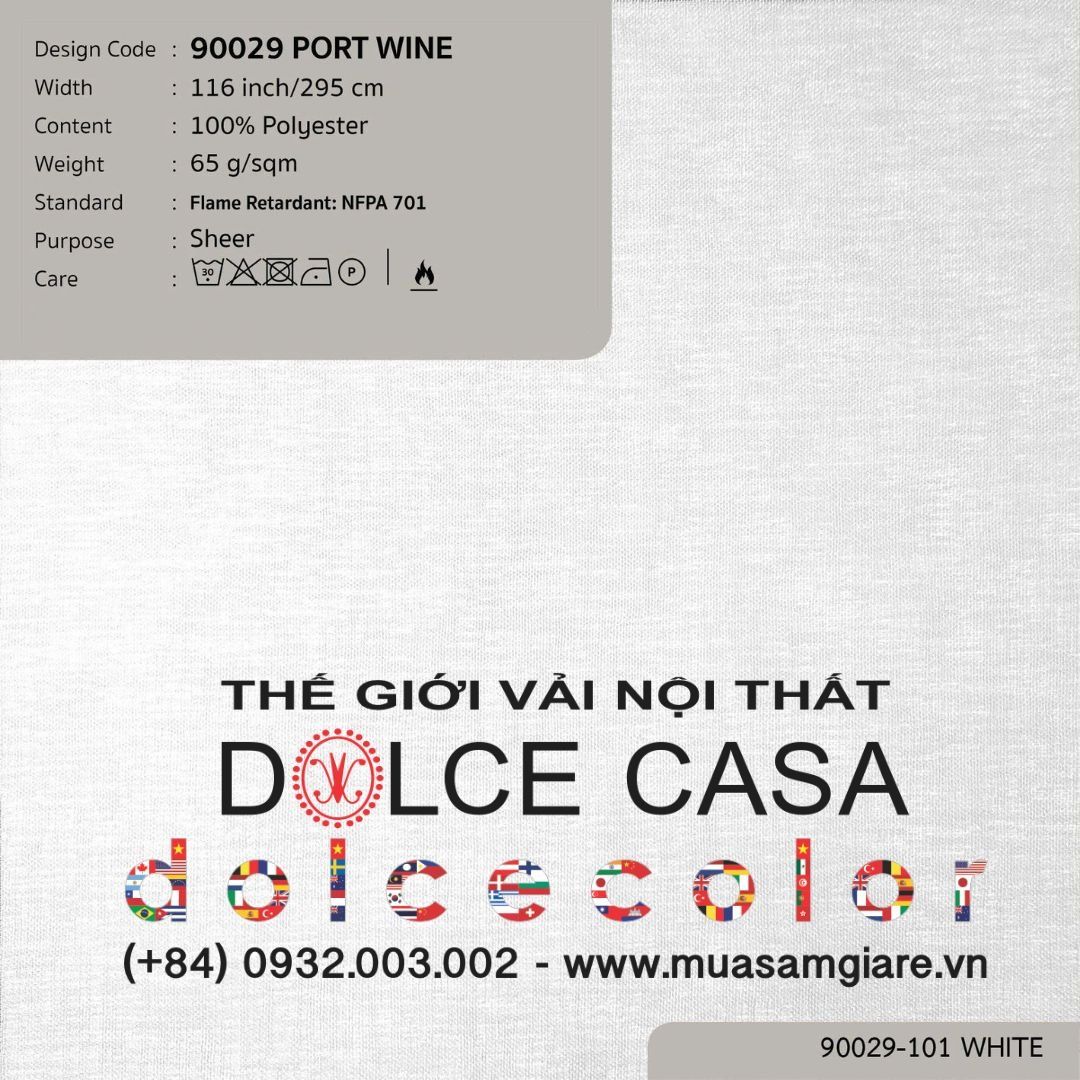  90029 vải màn rèm gió PORT WINE 5 màu copyright 2022 