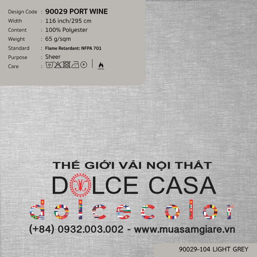  90029 vải màn rèm gió PORT WINE 5 màu copyright 2022 