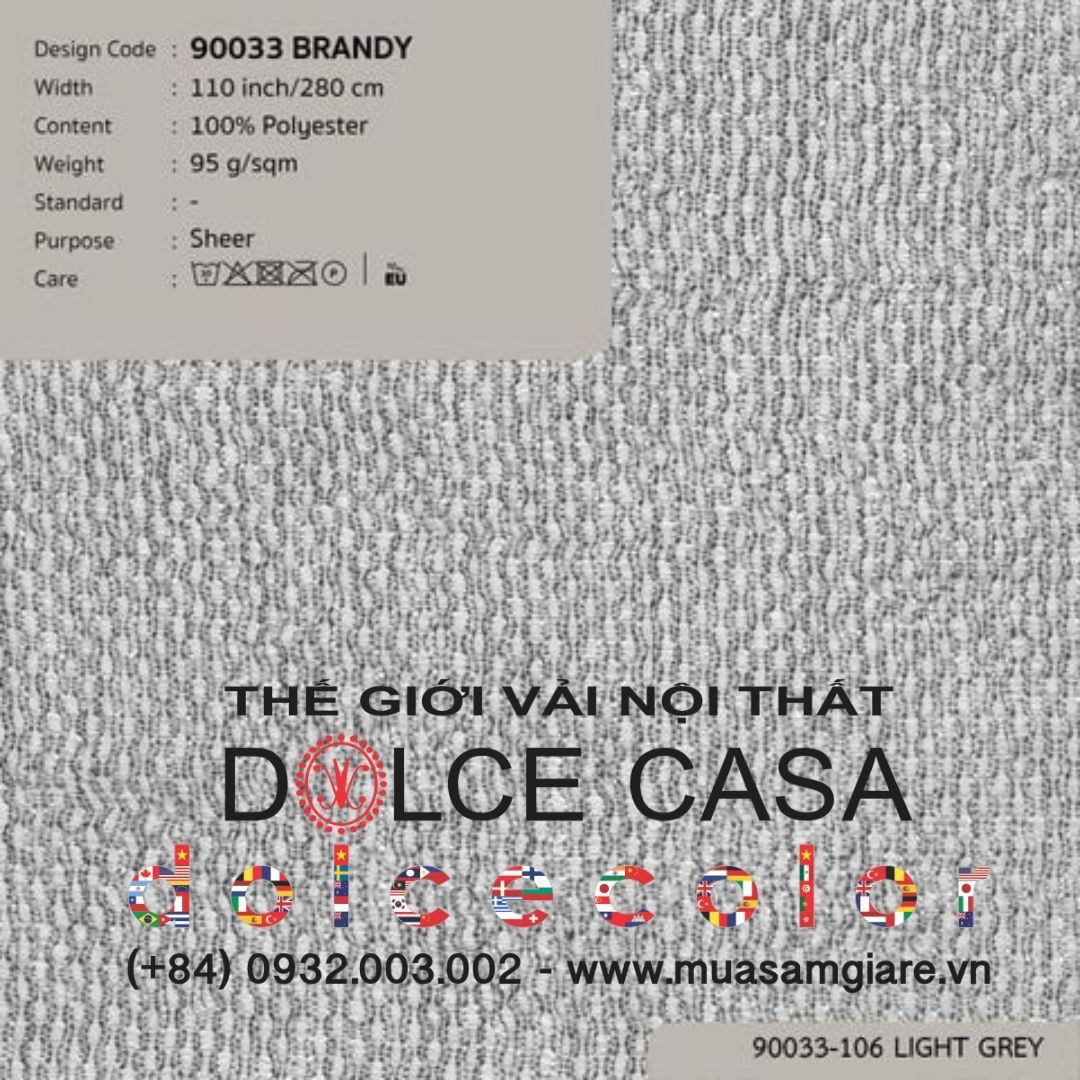  90033 vải màn rèm gió BRANDY 10 màu copyright 2022 