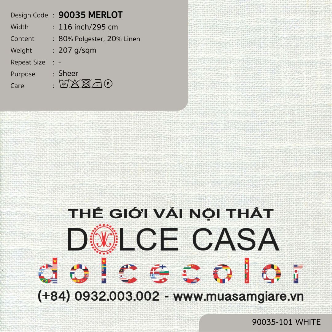  90035 vải màn rèm gió MERLOT 2 màu copyright 2023 