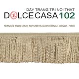  FRANGES TORSE 2026 dây viền tua xoắn Đương Đại có sẵn tại kho nhà SX 