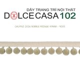  CALYPSO 2026 dây viền trang trí quả cầu đơn sắc có sẵn tại kho nhà SX 