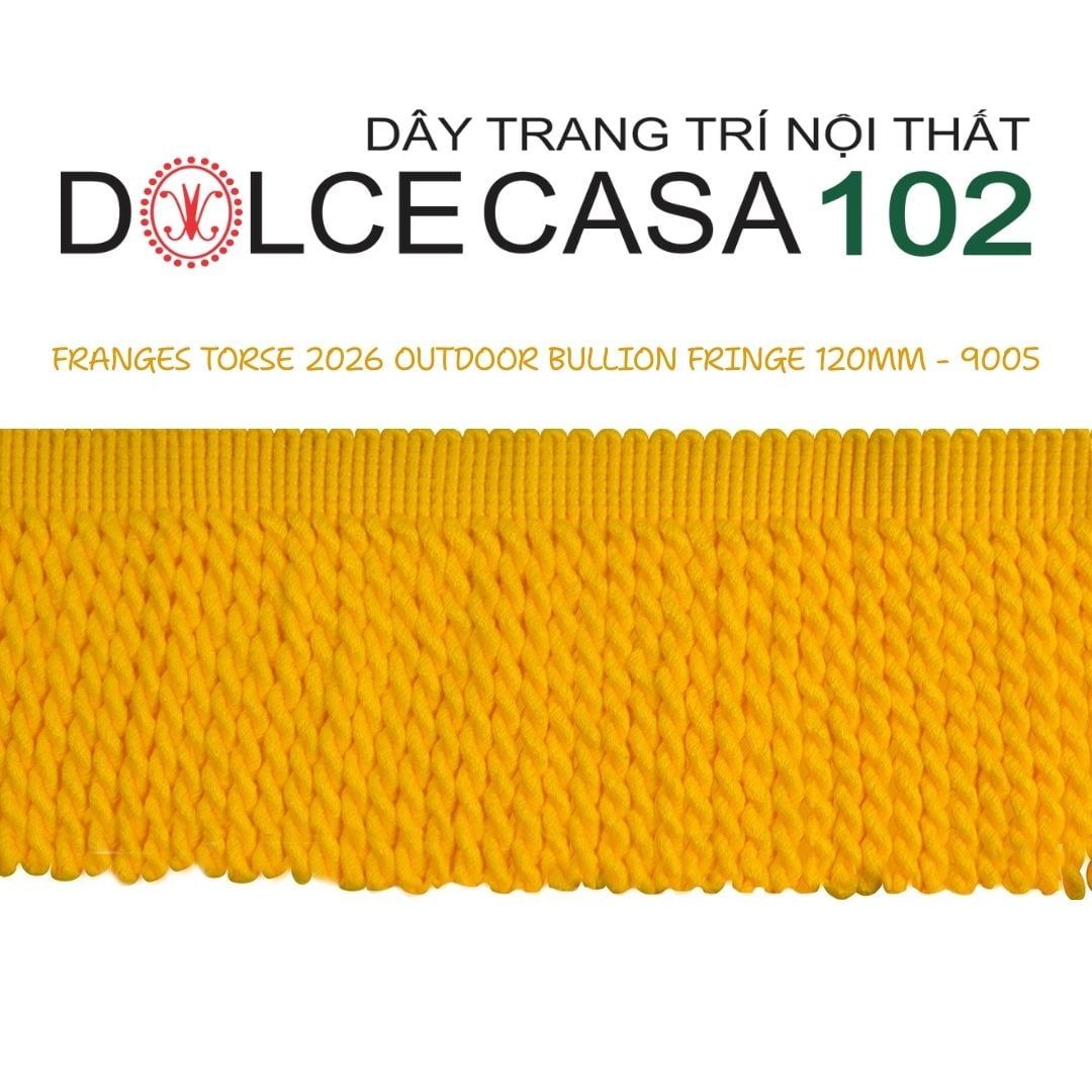  FRANGES TORSE OUTDOOR 2026 dây viền tua xoắn có sẵn tại kho nhà SX 