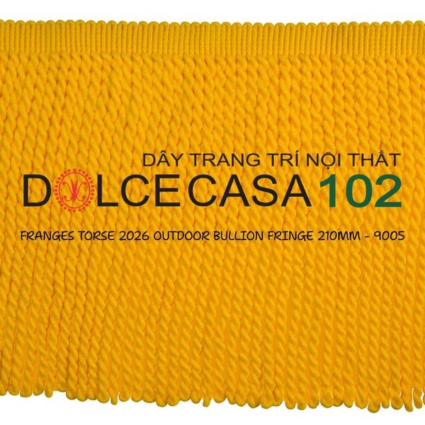  2026 dây viền tua rua xoắn FRANGES TORSE 33225 có sẵn tại kho nhà SX 