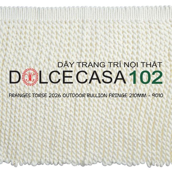  2026 dây viền tua rua xoắn FRANGES TORSE 33225 có sẵn tại kho nhà SX 