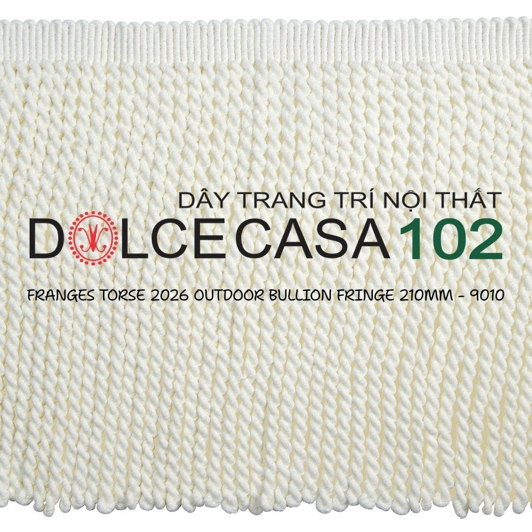  FRANGES TORSE OUTDOOR 2026 dây viền tua xoắn có sẵn tại kho nhà SX 