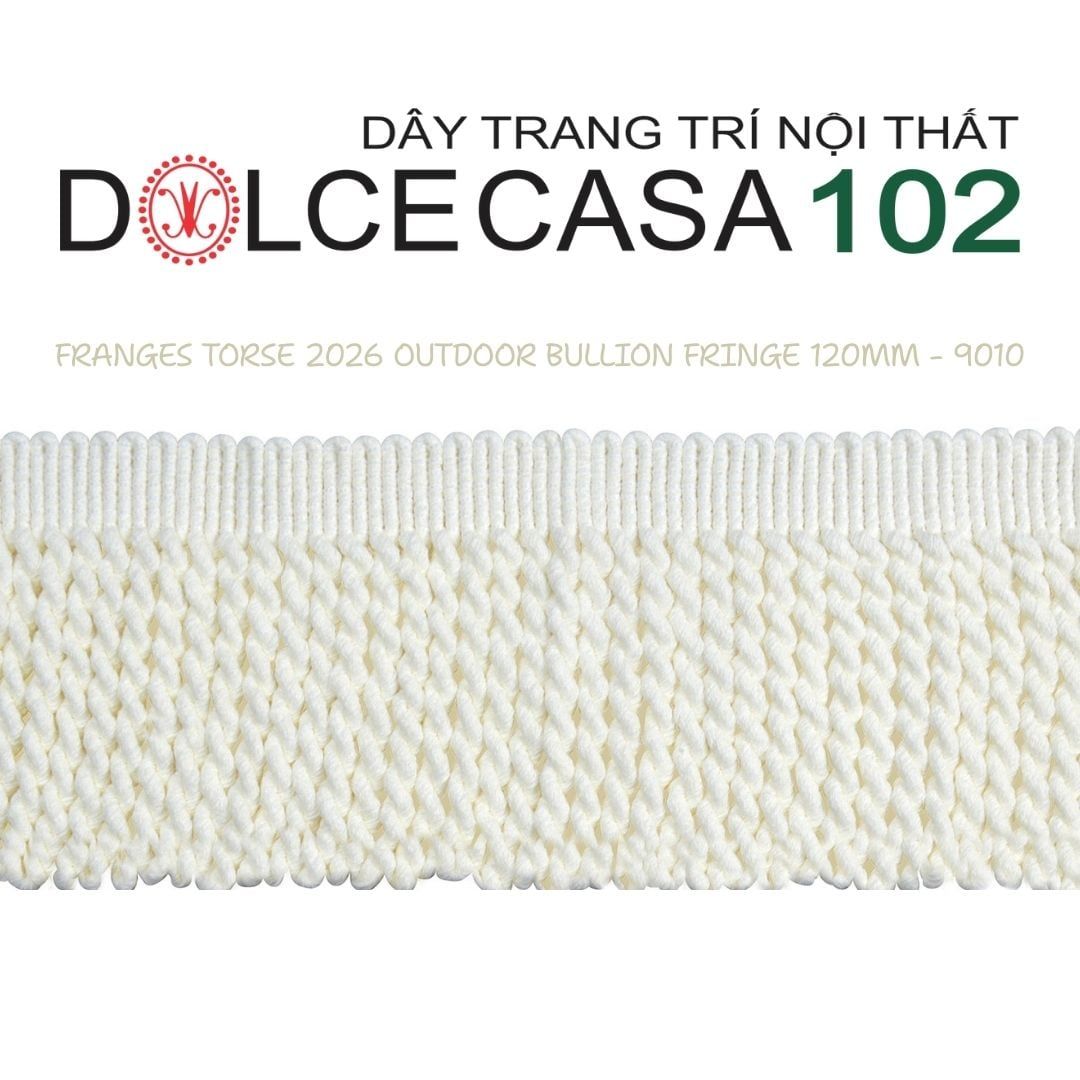  FRANGES TORSE OUTDOOR 2026 dây viền tua xoắn có sẵn tại kho nhà SX 